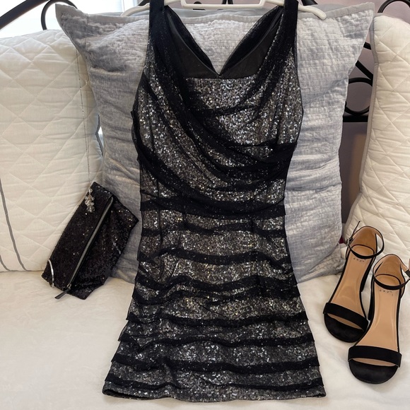 Express Sequin Dress - Picture 1 of 8